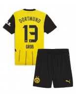 Borussia Dortmund Pascal Gross #13 Hjemmedraktsett Barn 2024-25 Korte ermer (+ bukser)